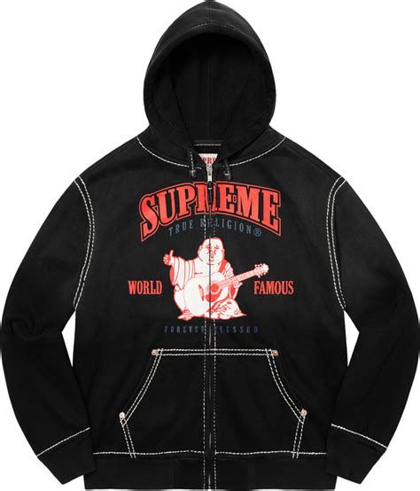 supreme x true religion hoodie.